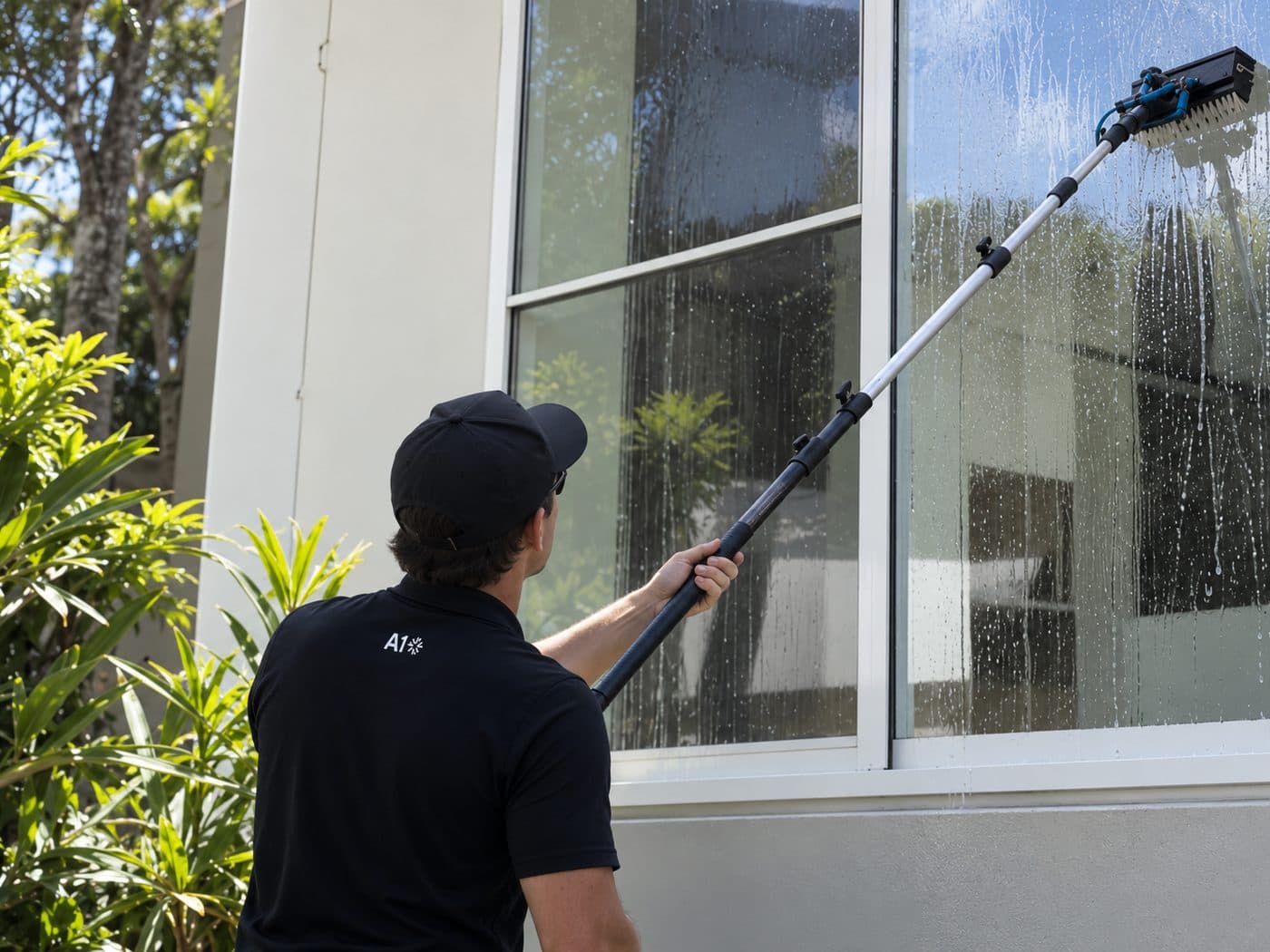 Window Cleaning on the Sunshine Coast by A1 Pressure Washing